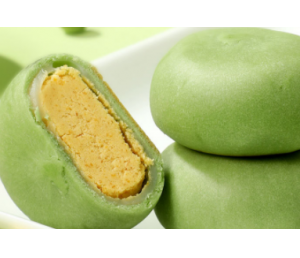 味滋源绿豆饼盒装批发原味冰皮绿豆糕抹茶味早餐面包休闲零 食小吃